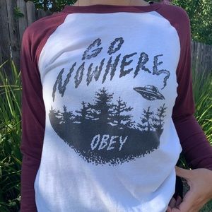 “Go Nowhere” Obey women’s long sleeve